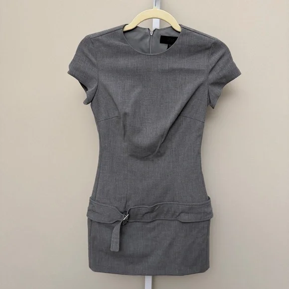 ZARA VIRAL 2025 COLLECTION BELTED SHORT DRESS SIZE XS nwt - Picture 3 of 7